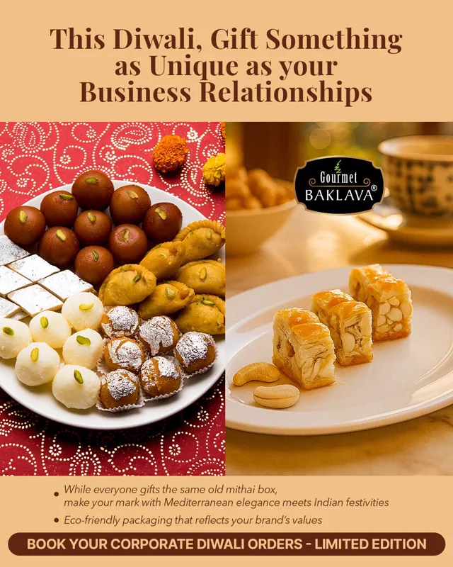 Gourmet Baklava social media design by Himanshu Narwaria