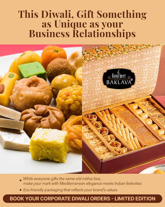 Gourmet Baklava social media design by Himanshu Narwaria