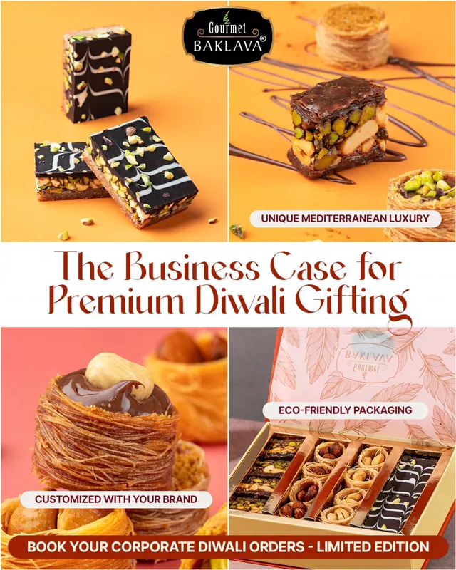 Gourmet Baklava social media design by Himanshu Narwaria