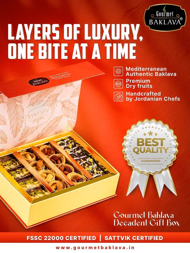 Gourmet Baklava social media design by Himanshu Narwaria