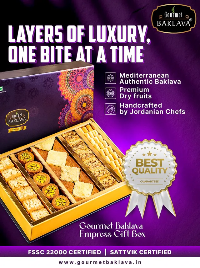 Gourmet Baklava social media design by Himanshu Narwaria