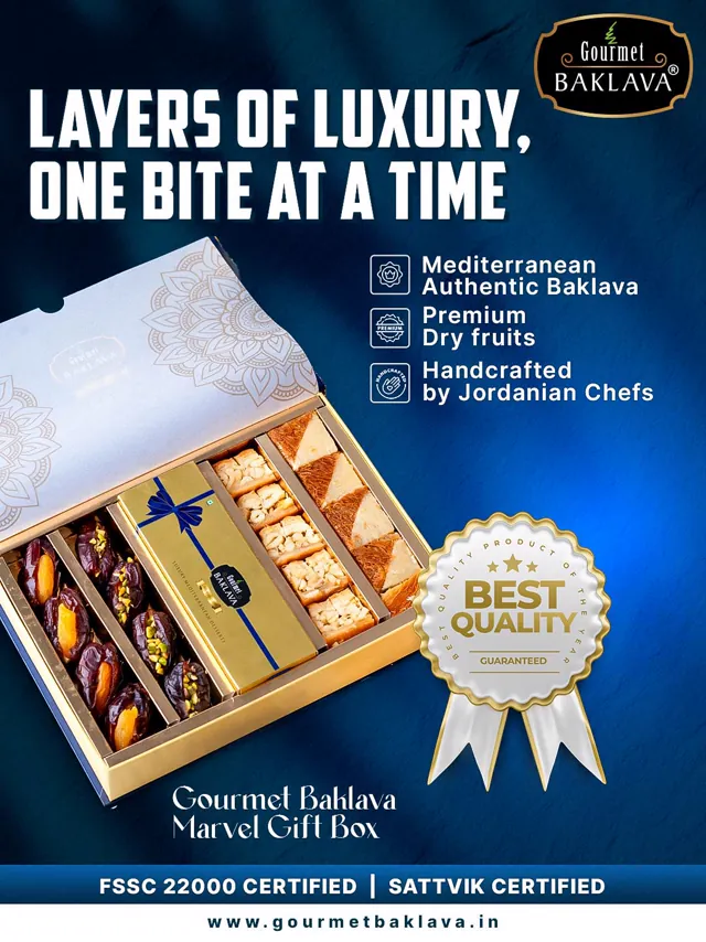 Gourmet Baklava social media design by Himanshu Narwaria