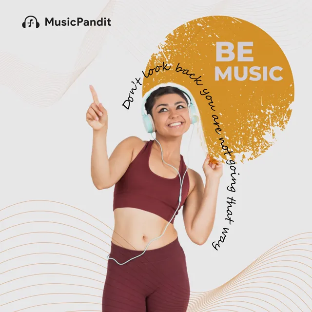 MusicPandit social media creative by Himanshu Narwaria