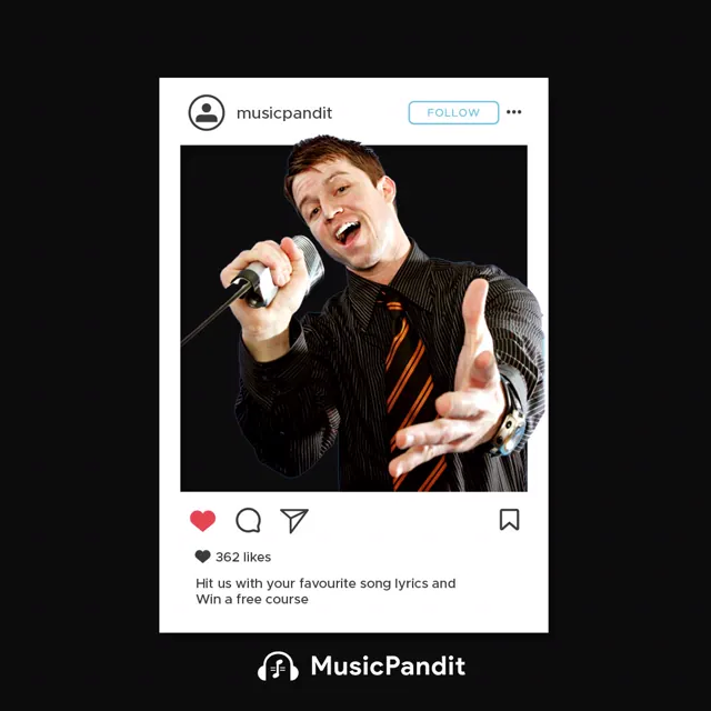 MusicPandit social media design by Himanshu Narwaria