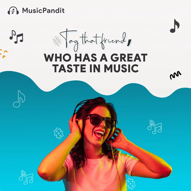 MusicPandit social media design by Himanshu Narwaria