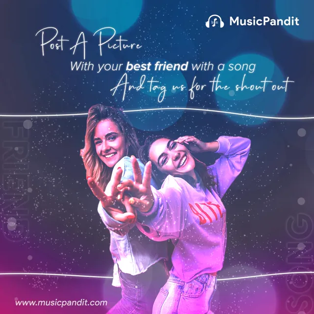 MusicPandit social media design by Himanshu Narwaria