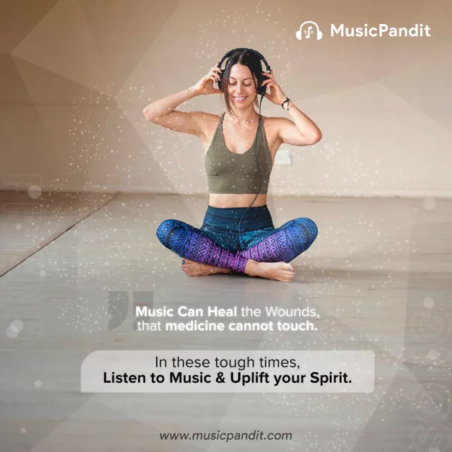 MusicPandit social media design by Himanshu Narwaria