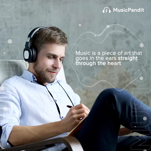 MusicPandit social media design by Himanshu Narwaria