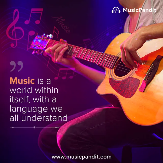MusicPandit social media design by Himanshu Narwaria