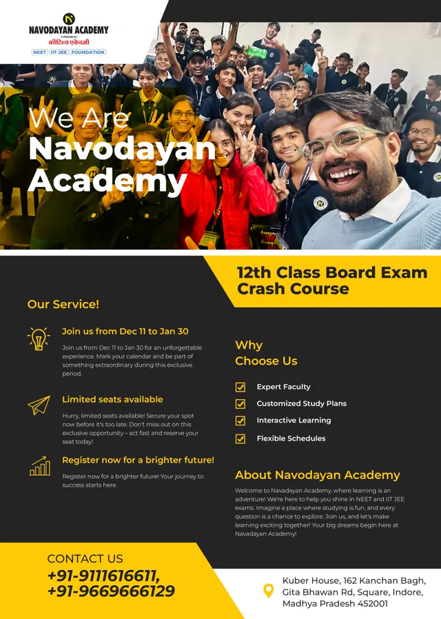 Navodayan Academy social media design by Himanshu Narwaria