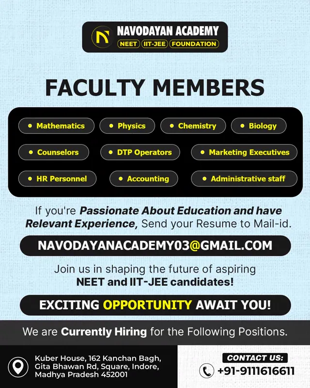 Navodayan Academy social media design by Himanshu Narwaria