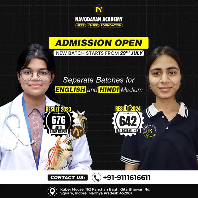 Navodayan Academy social media design by Himanshu Narwaria