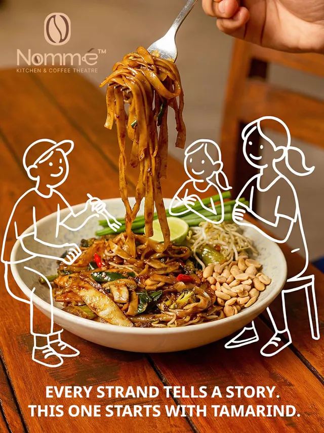 Nomme Kitchen & Coffee Theatre Instagram design by Himanshu Narwaria