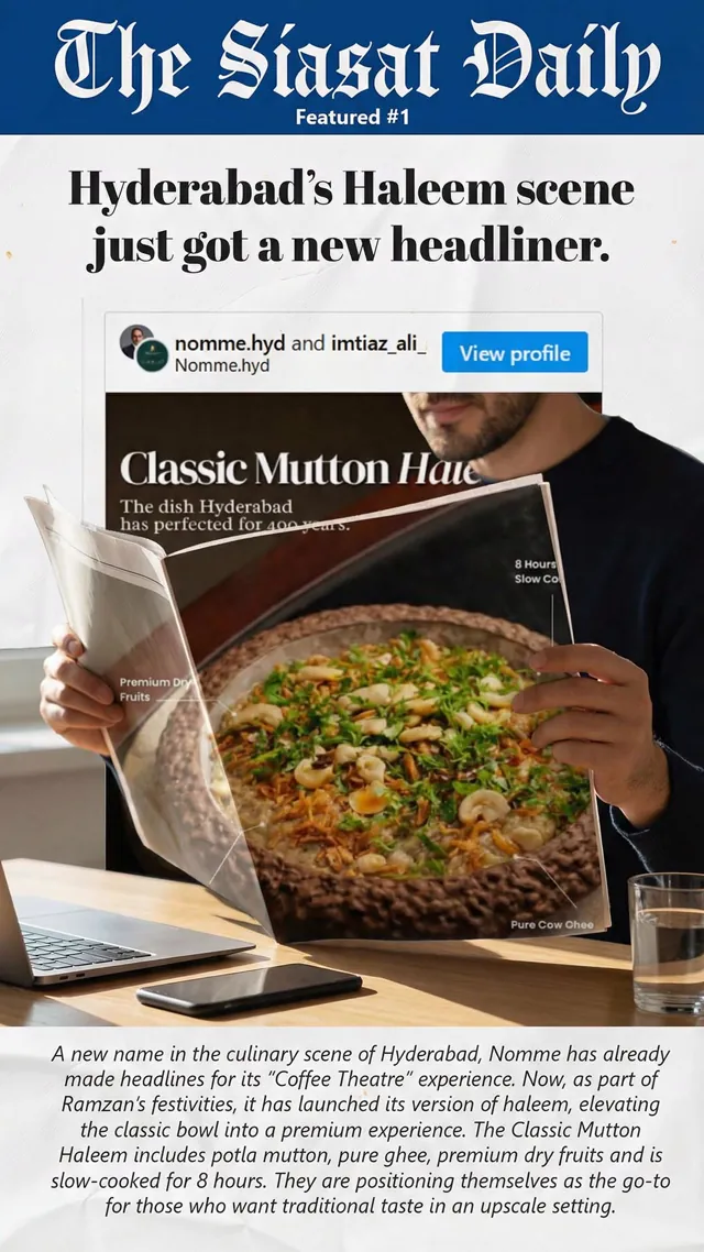 Nomme Kitchen & Coffee Theatre Instagram design by Himanshu Narwaria