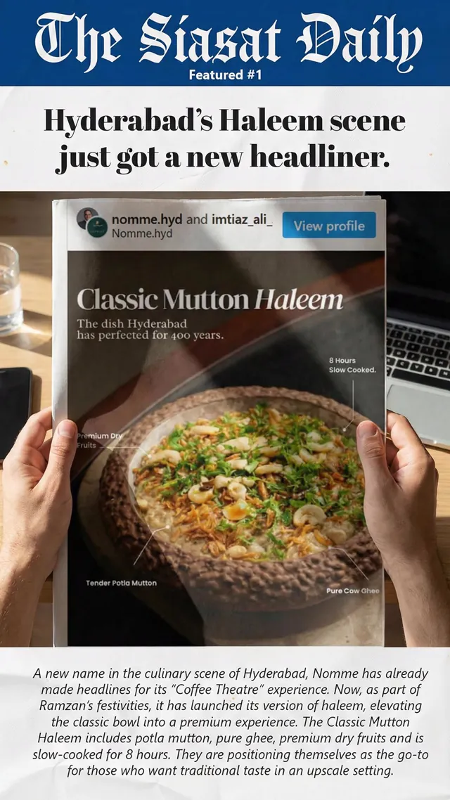 Nomme Kitchen & Coffee Theatre Instagram design by Himanshu Narwaria