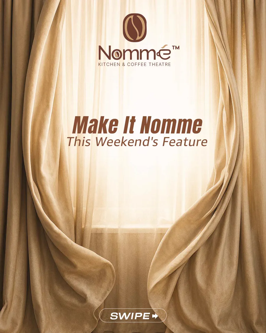 Nomme Kitchen & Coffee Theatre Instagram design by Himanshu Narwaria