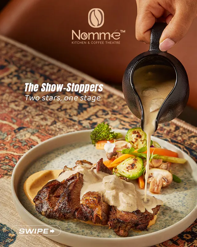 Nomme Kitchen & Coffee Theatre Instagram design by Himanshu Narwaria