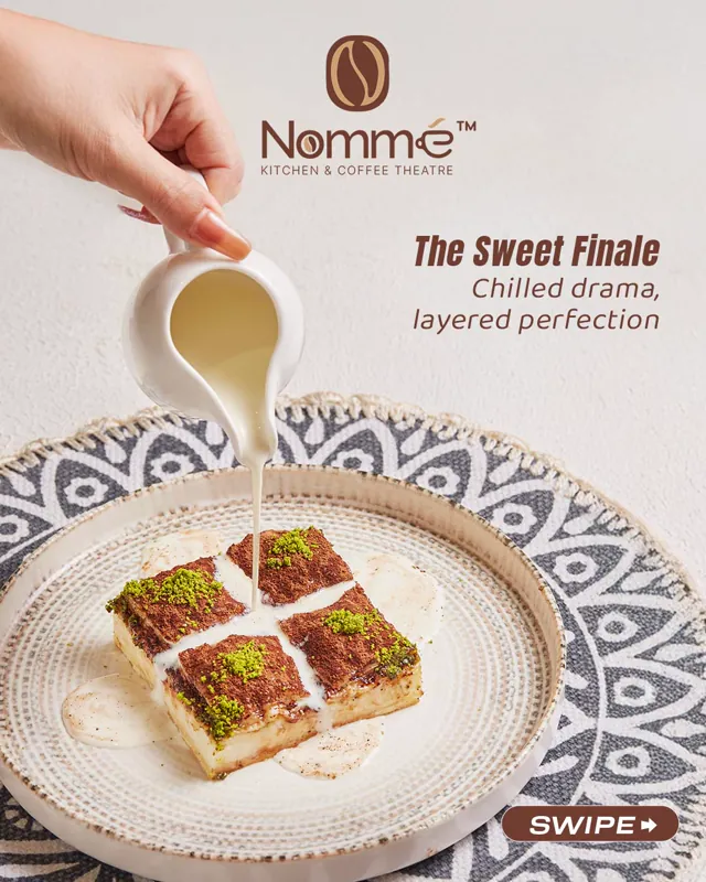 Nomme Kitchen & Coffee Theatre Instagram design by Himanshu Narwaria