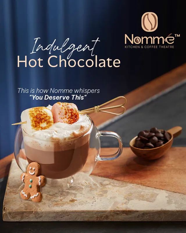 Nomme Kitchen & Coffee Theatre Instagram design by Himanshu Narwaria