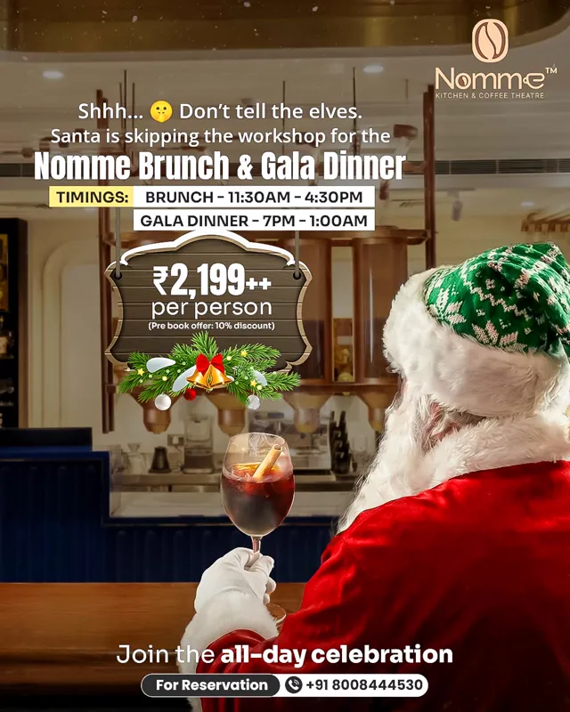 Nomme Kitchen & Coffee Theatre Instagram design by Himanshu Narwaria