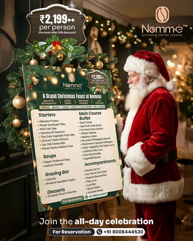 Nomme Kitchen & Coffee Theatre Instagram design by Himanshu Narwaria