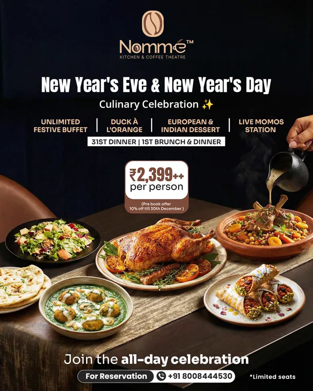 Nomme Kitchen & Coffee Theatre Instagram design by Himanshu Narwaria