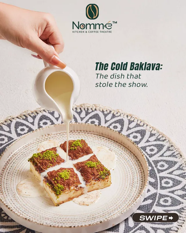 Nomme Kitchen & Coffee Theatre Instagram design by Himanshu Narwaria
