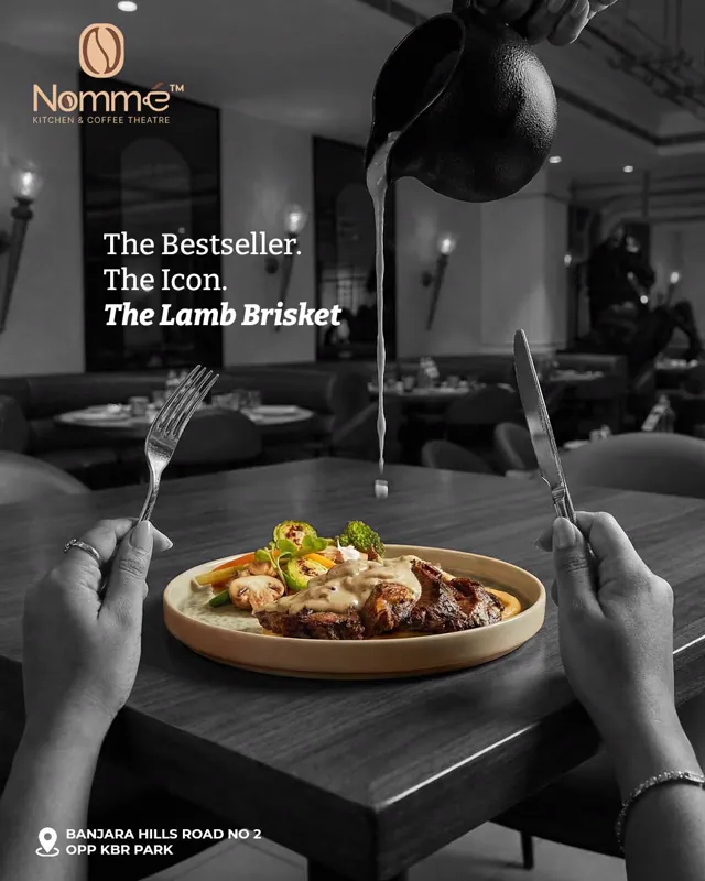 Nomme Kitchen & Coffee Theatre Instagram design by Himanshu Narwaria