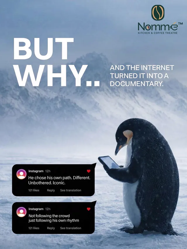 Nomme Kitchen & Coffee Theatre Instagram design by Himanshu Narwaria
