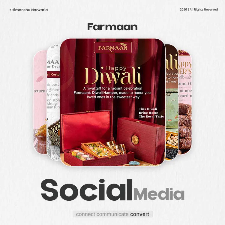 Farmaan social media design by Himanshu Narwaria