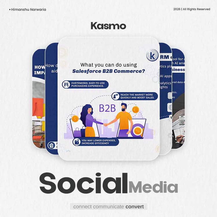 Kasmo social media design by Himanshu Narwaria