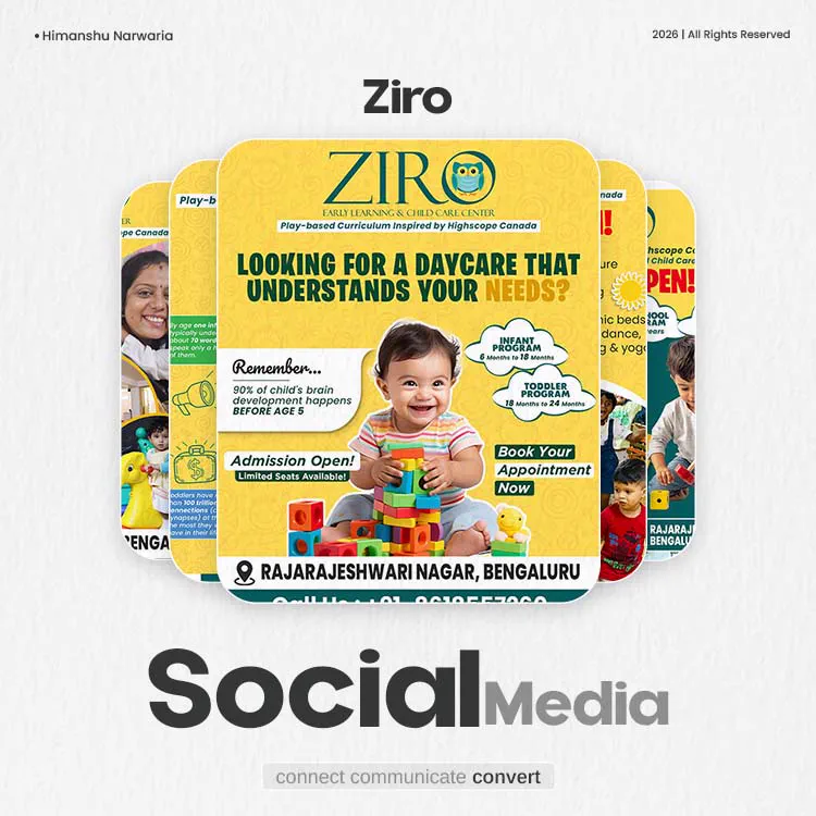 Ziro Learning social media design by Himanshu Narwaria